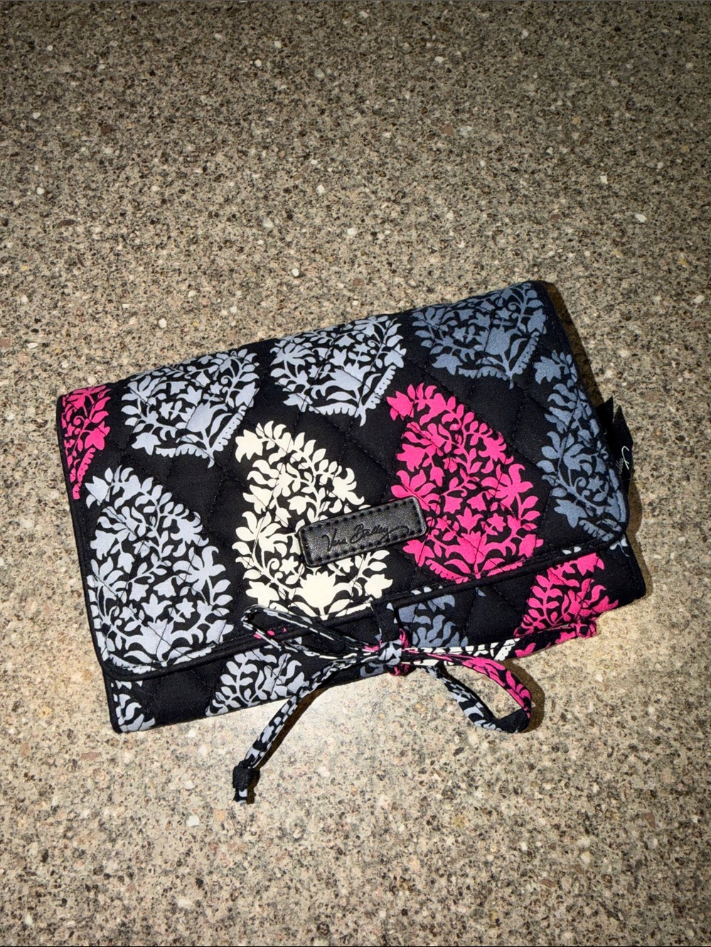 Vera Bradley Quilted Travel Jewelry Bag